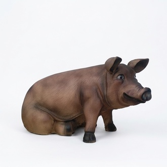 Mast Schwein Bauernhof Dekoration Garten Figuren Statue Tier Wurst