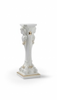 Medusa Säule Römische Säulen Marmor Skulptur Figur Deko Dekoration