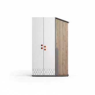 Modern Kleiderschrank Holzschrank Schrank MÃ¶bel Holz 3 TÃ¼r Design WeiÃ