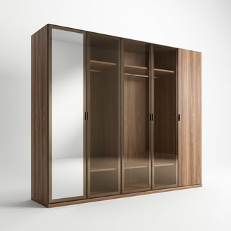Modern Kleiderschrank Holzschrank Schrank Schlafzimmer Luxus MÃ¶bel Neu