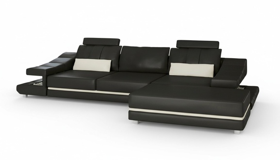 Modern Luxus edel Sofa Leder 3 Sitzer Hocker Wohnzimmer BÃ¼ro NEU Kunst