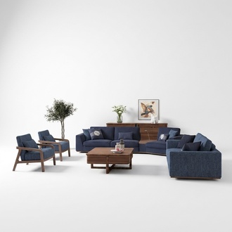 Modern Set Zweisitzer Dreisitzer Sofa Couch Luxus Stoffsofa Design Sessel MÃ¶bel
