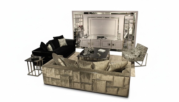 Modern Wohnzimmer Set Sofagarnitur MÃ¶bel Design Wohnwand Couchtisch Komplett