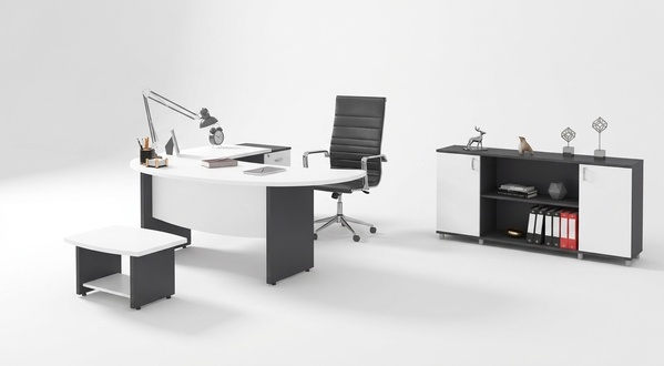 Moderne BÃ¼romÃ¶bel Set BÃ¼romÃ¶belgarnitur Arbeitsplatzgestaltung 3tlg