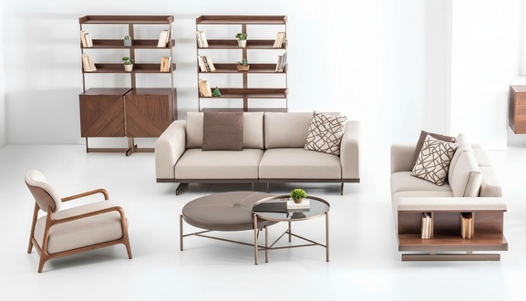 Moderne Sofagarnitur Luxus MÃ¶bel Polster Textil Couch Grau Modern Sofa