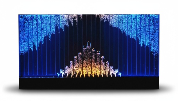 Moderne Trennwand Wasser WÃ¤nde LED Wasserwand Dekorative Beleuchtete Wand