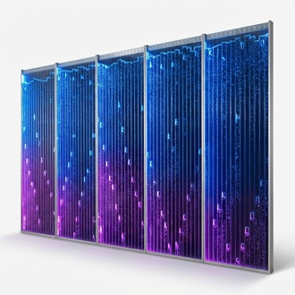 Moderne Trennwand Dekorative Wasser WÃ¤nde LED Wasserwand Beleuchtete Wand