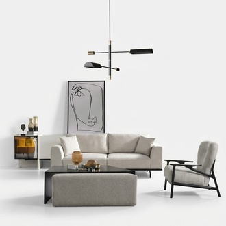 Moderne weiÃe Sofagarnitur Dreisitzer Sessel Set PolstermÃ¶bel Wohnzimmer
