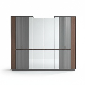 Moderner Glasschrank Luxus KleiderschrÃ¤nke Schlafzimmer Holz MÃ¶bel Neu