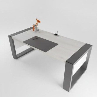 Moderner WeiÃer Schreibtisch Designer BÃ¼ro MÃ¶bel Holz Tisch Arbeitszimmer