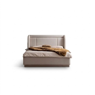 Modernes Beiges Bettgestell Schlafzimmer Doppelbett LuxuriÃ¶se MÃ¶bel Neu