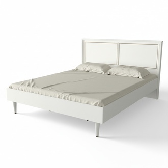 Modernes Polsterbett Bett Betten Bettgestell Doppelbett 160x200 WeiÃ Ehebett
