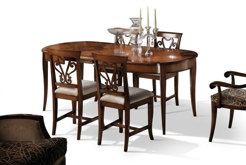 MÃ¶bel Einrichtung Gruppe Tisch + 4 Stuhl Set Esstisch Garnitur Esszimmer 5tlg.