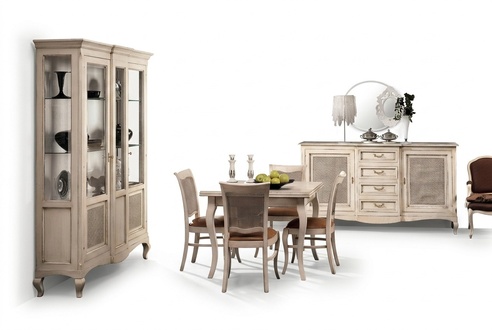 MÃ¶bel Einrichtung Gruppe Tisch + 4 Stuhl Set 5tlg. Garnitur Esszimmer