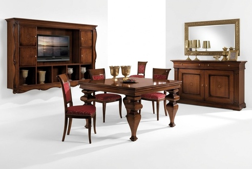 MÃ¶bel Einrichtung Gruppe Tisch + 4 Stuhl Set 5tlg. Esstisch Garnitur Esszimmer