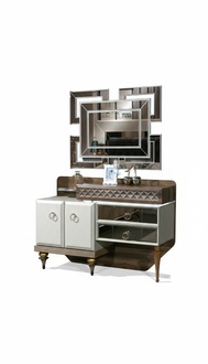MÃ¶bel Schlafzimmer Design Schminktisch Spiegel Holz Sideboard Konsole