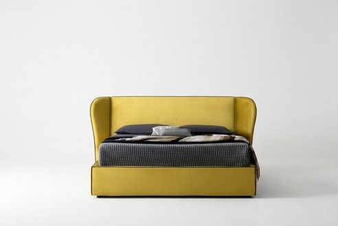 MÃ¶bel Stoff Design Einrichtung Polsterbett Rahmen Betten Luxus Bett Hotel Royal
