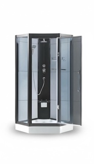 Multifunktionsdusche Komfort-Dusche Duschraum Luxusdusche Duschkabine 100x100 cm