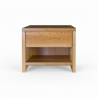 Nachtschrank Nachttisch Nachtkonsole 1 Schublade Massivholz Regal Konsole Eiche