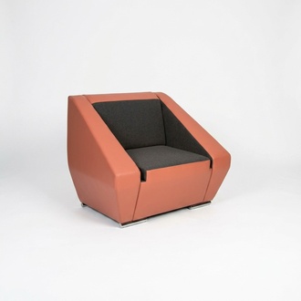 Oranger Luxus Sessel arbeitszimmer PolstermÃ¶bel Designer BÃ¼rosessel