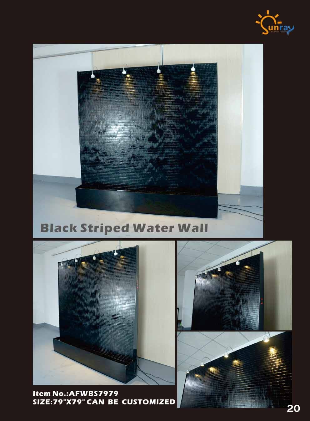 Wasser Blasen Wandpaneel LED Wasserwand Wasser WÃ¤nde Wand