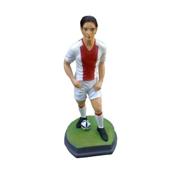 FuÃballer Skulptur FuÃball Spieler Garten Figuren Statuen Statue