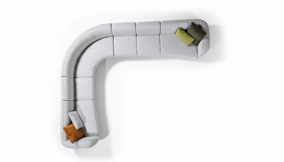 Polster MÃ¶bel Textil L-Form Sofa Wohnzimmerecke Relax itzgruppe Couch