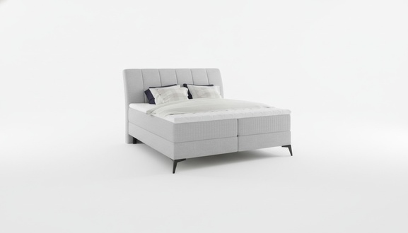 Polsterbett Betten Bett Polster Designer Hotel Doppel Deko Luxus Design