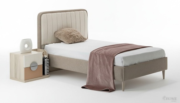 Polsterbett Elegant Nachttisch Stilvolles Design Komfortables Kinderzimmer MÃ¶bel