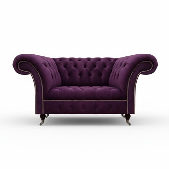 PolstermÃ¶bel Lila Zweisitzer Sofa Couch Luxus MÃ¶bel Design Textilsofa