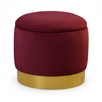Pouf FuÃhocker Rund Sitz Hocker Polsterhocker Sitzhocker Rund Truhen Sitz Neu