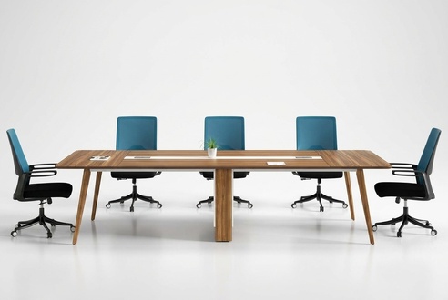 Rechteckiger Designer Konferenztisch LuxuriÃ¶ser Schreibtisch Edle MÃ¶bel