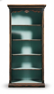 Regal Schrank BÃ¼cherschrank fÃ¼r BÃ¼ro BÃ¼cherregal Braun Hochschrank Echtholz Neu