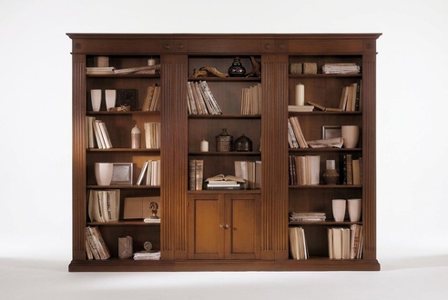 Regal Wohnzimmer Schrank BÃ¼cherregal Holz BÃ¼roschrank SchrÃ¤nke Vitrine Italien
