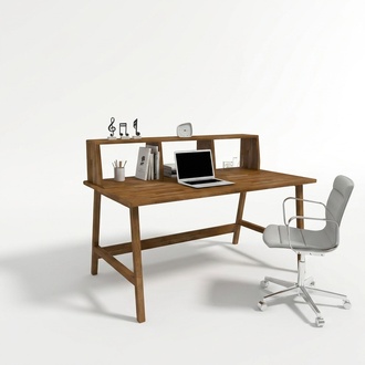 Robuster Brauner Tisch Landhausstil Schreibtische LuxuriÃ¶se BÃ¼ro MÃ¶bel