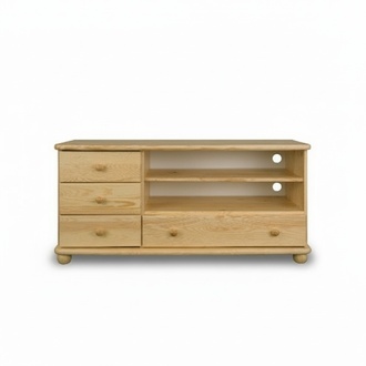 rtv sideboard Holz Kommode Sideboards Wohnzimmer Kommoden 124cm massive MÃ¶bel