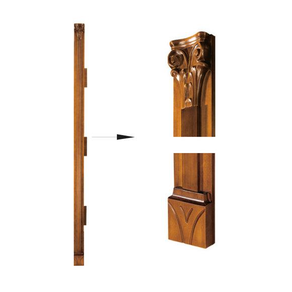 Klassischer Design Pfeiler AbschluÃsatz fÃ¼r Schrank Schrankwand System