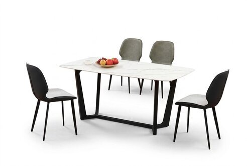 SÃ¤ulen Tisch Luxus Tische Esszimmer MÃ¶bel Komplette Garnitur 5 tlg.