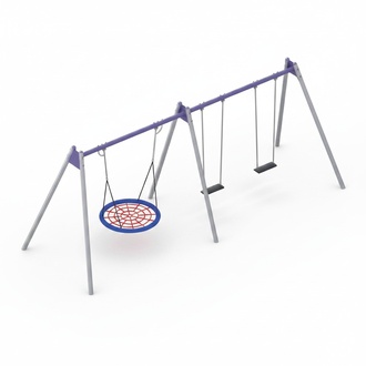 Schaukelplatz SpielgelÃ¤nde Kinderspielplatz Spielbereich Vogelnestschaukel