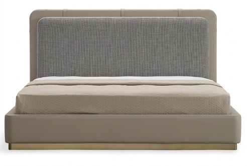 Schlafzimmer Beige Bett Holz Modern Designen 180x200 Design Betten MÃ¶bel
