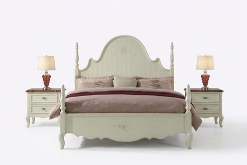 Schlafzimmer Bett Nachttisch Hocker Komplette 2x Set Holz MÃ¶bel Zimmer 4tlg. Neu