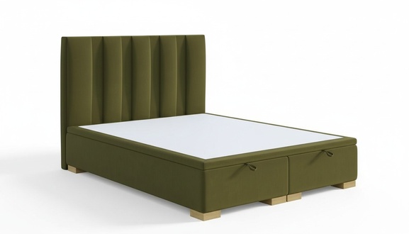 Schlafzimmer Bett Doppelbett Modern Designer MÃ¶bel GrÃ¼n Polsterbett