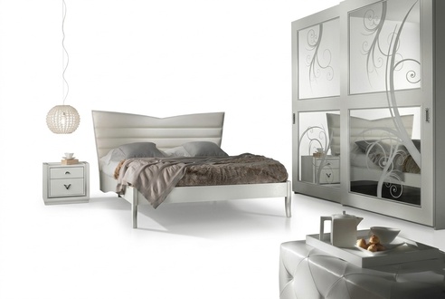 Schlafzimmer Bett Nachttisch Garnitur Gruppe Doppelbetten Betten Set 3tlg.
