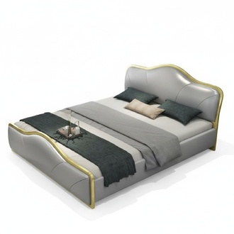 Schlafzimmer Bett Polster Design Luxus Doppel Hotel Betten Holz MÃ¶bel