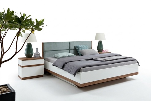 Schlafzimmer Designer Bett 2x Nachttische LuxuriÃ¶ses Einrichtung Komplett