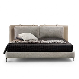 Schlafzimmer GroÃes Doppelbett stilvolles Bett Holz neu Luxus Modern