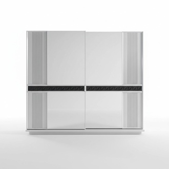 Schlafzimmer Holz Kleiderschrank Luxus Design SchrÃ¤nke Modern Grau