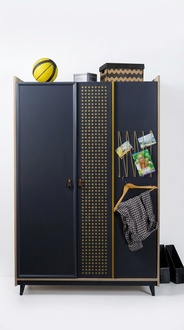 Schlafzimmer Kleiderschrank Design Jugend KleiderschrÃ¤nke Blau MÃ¶bel Neu