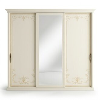 Schlafzimmer Kleiderschrank SchiebetÃ¼ren Schrank Holz Mehrzweckschrank Spiegel