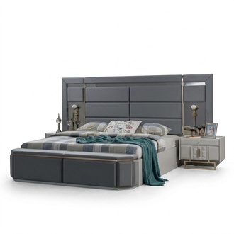 Schlafzimmer Komplett Bett 2x Nachttische Neu Luxus MÃ¶bel Set Einrichtung